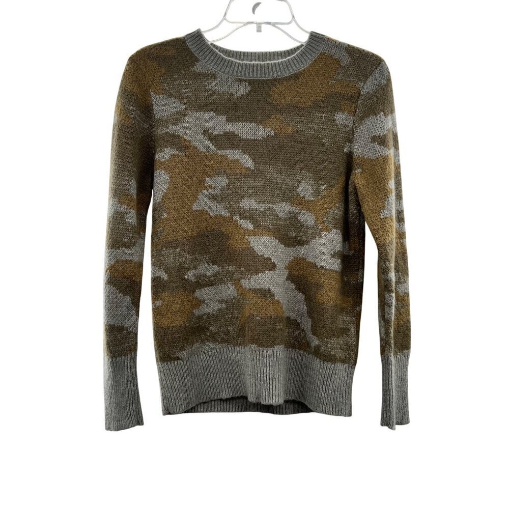 Banana Republic Pullover Sweater Women's Size XS Camo Print Long Sleeve